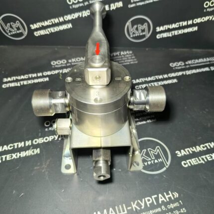 Кран четырехходовой для каналопромывочной машины нержавейка